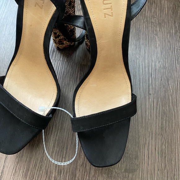 Schutz for Anthropologie - Adneia Leopard Print Heels - Picture 4 of 14